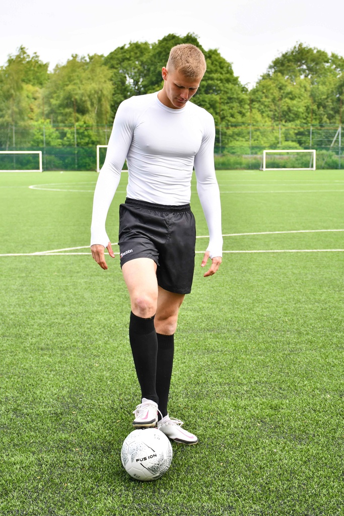 Football base layer with thumb holes sale